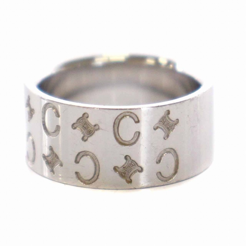 セリーヌ CELINE Cマカダム柄 リング 指輪 SILVER シルバー 12号 /YM 