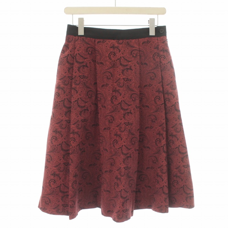 マーガレットハウエル MARGARET HOWELL フレアスカート タック  