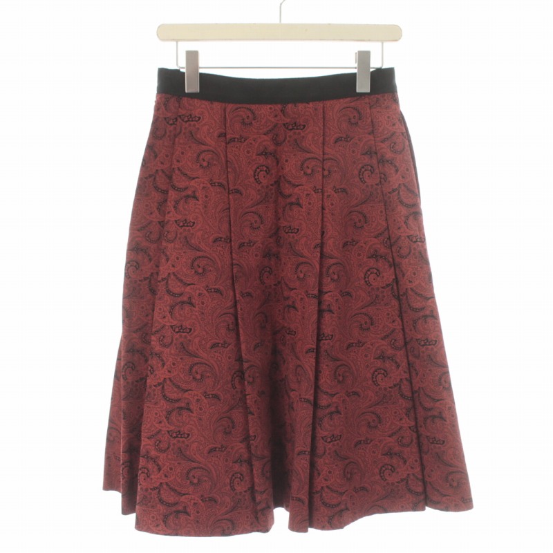 マーガレットハウエル MARGARET HOWELL フレアスカート タック  