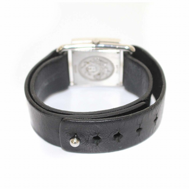 エルメス HERMES バレニア デイト スクエア BA1.510 腕時計 クォーツ