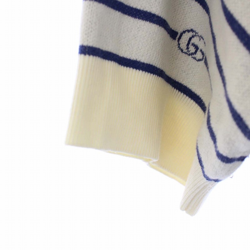 グッチ GUCCI 20-21AW DOUBLE G STRIPE POLO ダブルG ストライプ 