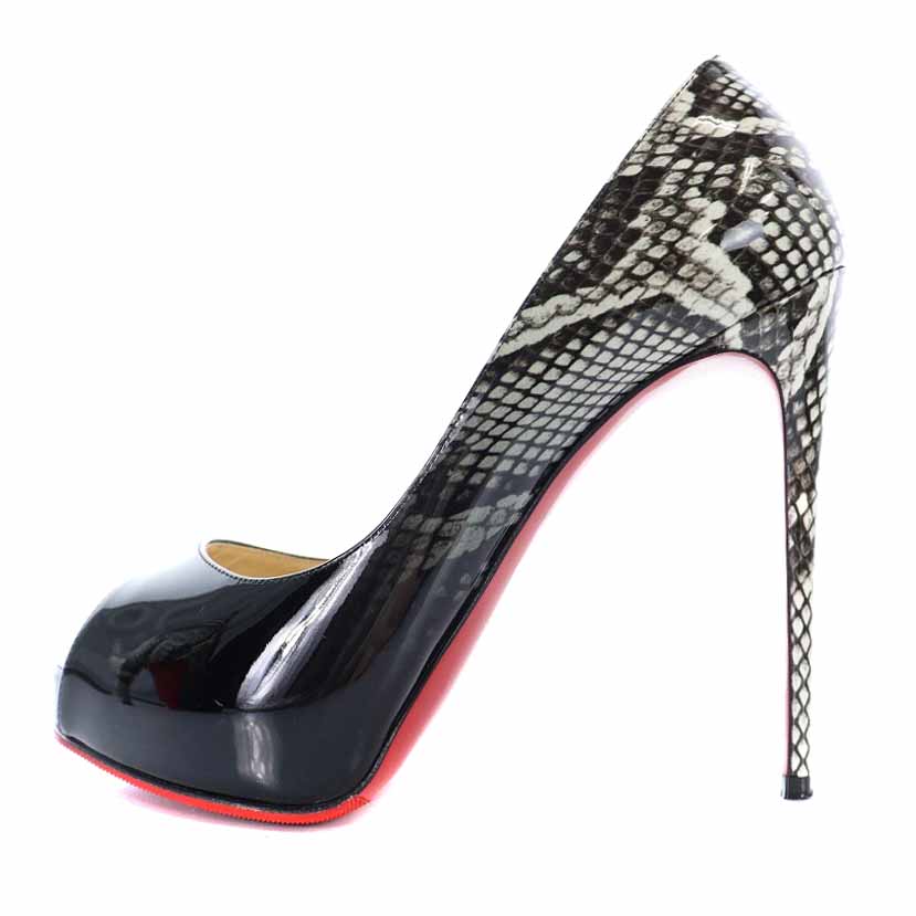クリスチャンルブタン Christian louboutin パンプス エナメル 厚底 