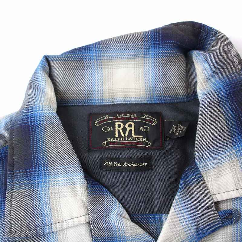ダブルアールエル RRL Ralph Lauren 25th Year Anniversary オンブレ  