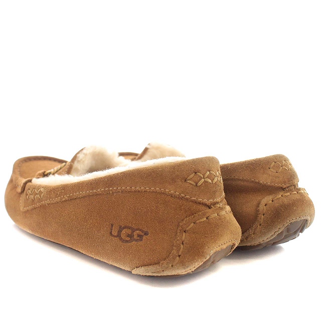 アグ UGG ローファー ムートン 1095103 モカシン チェーン US8 25cm