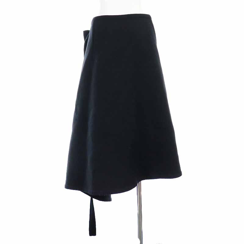 セリーヌ CELINE ラップスカート 巻きスカート フレアスカート ロング  