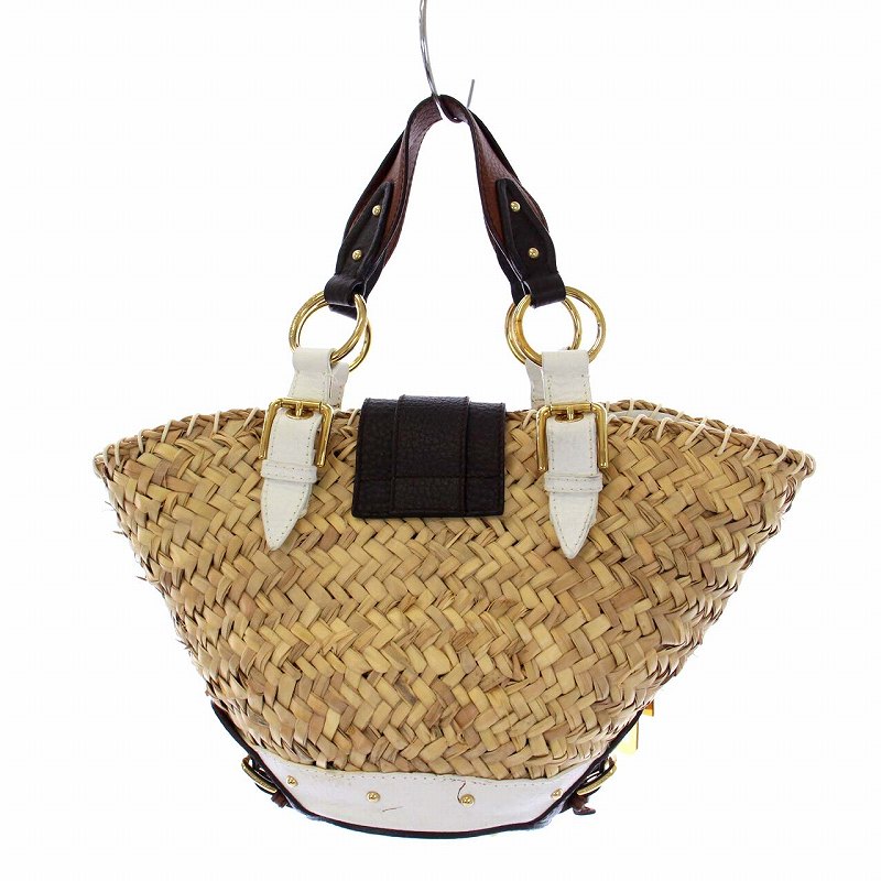ドルチェ&ガッバーナ ドルガバ DOLCE&GABBANA かごバッグ ハンドバッグ  
