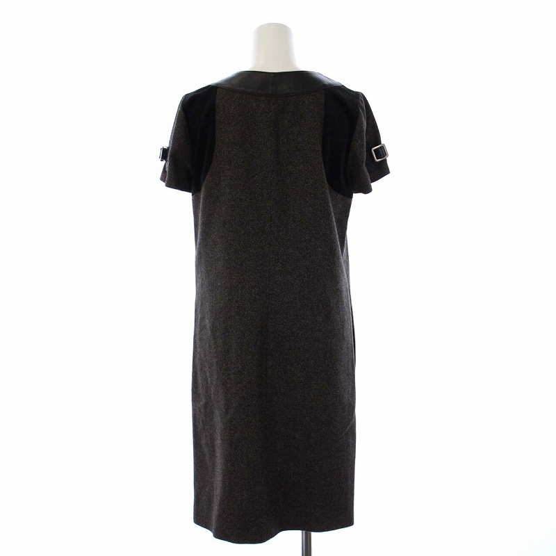 GUCCI グッチ 半袖ワンピース ブラック レディース GG釦 GUCCI グッチ 半袖ワンピース ブラック レディース GG釦