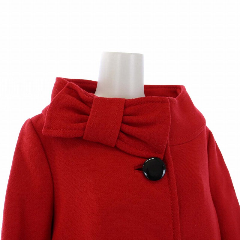 ケイトスペード KATE SPADE リボン スタンドカラーコート アウター