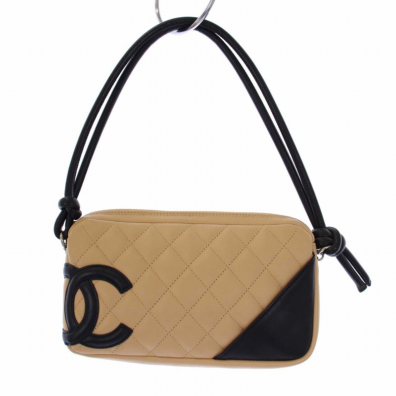 シャネル CHANEL カンボンライン アクセサリーポーチ ハンドバッグ 