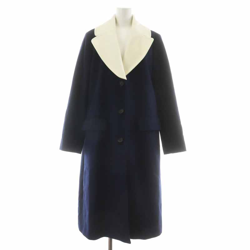 ポールスミス PAUL SMITH PS チェスターコート ロング 48 L 紺 