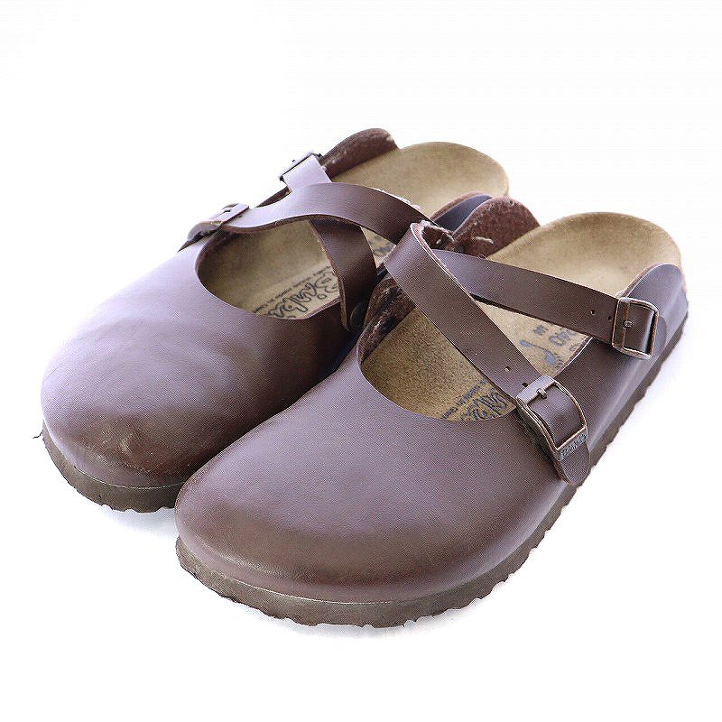 Birkenstockブラウンコンフォートサンダル37