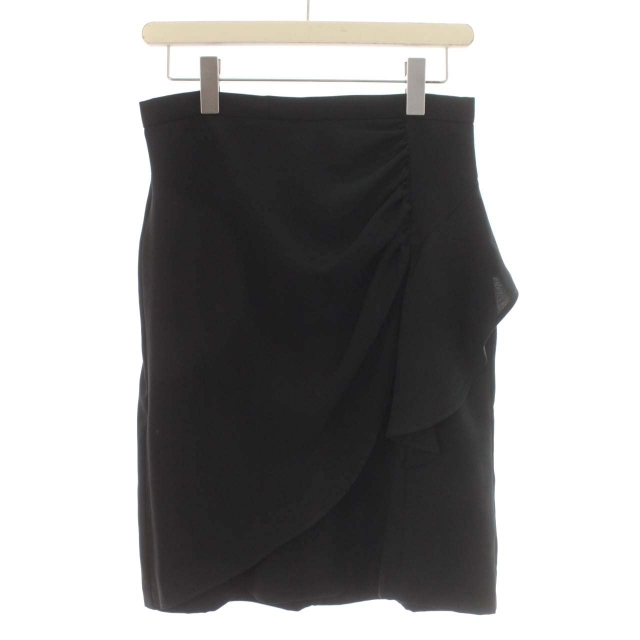 パオラフラーニ PAOLA FRANI タイトスカート ミニ フリル ギャザー 42  