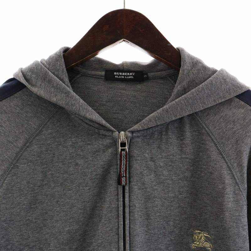 バーバリーブラックレーベル　パーカー　ジップアップ　ラビットファー BURBERRY BLACK LABEL(バーバリーブラックレーベル) / ラビットファー