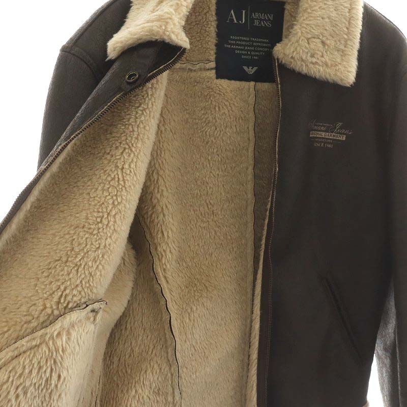 アルマーニ ジーンズ ARMANI JEANS エコムートンジャケット アウター L