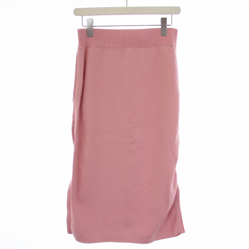 エブール ebure ニット タイトスカート ロング サイドスリット  