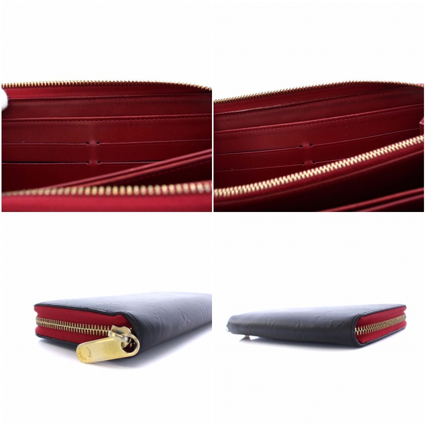 ルイヴィトン LOUIS VUITTON ヴェルニ ジッピーウォレット リカラー 長  