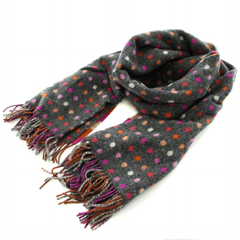 ポールスミス　ストール　スカーフ　ドット　水玉