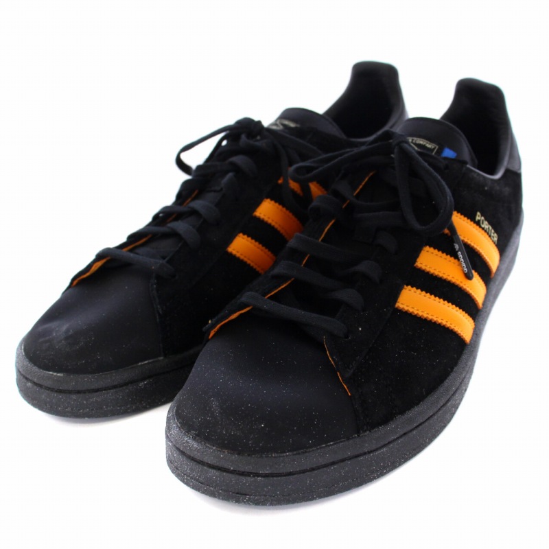 アディダス adidas Porter Campus Black Orange スニーカー シューズ 