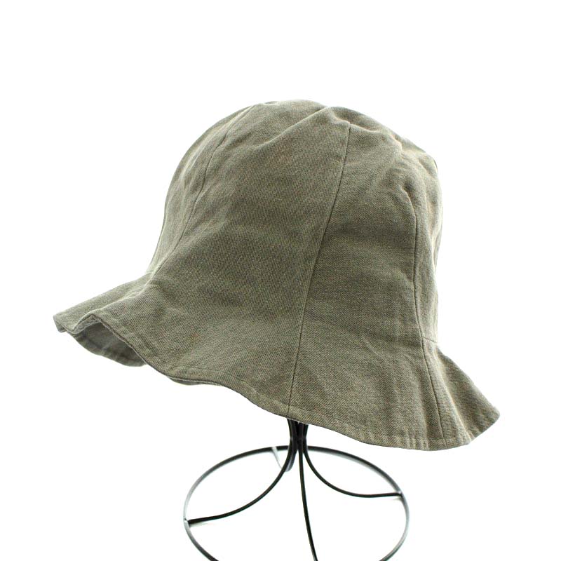 CA4LA - 美品【カシラ】花柄 レース ベルト 異素材 装飾 ハット