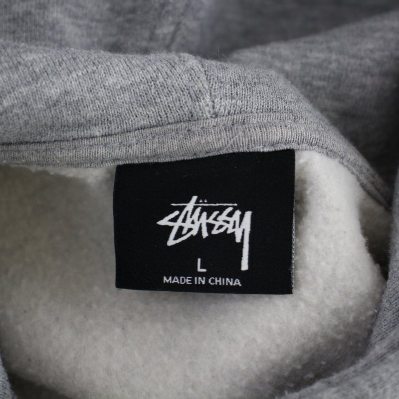 Stüssy ダークグレー スウェット Stüssy ダークグレー スウェット Stussy Distressed Full Zip