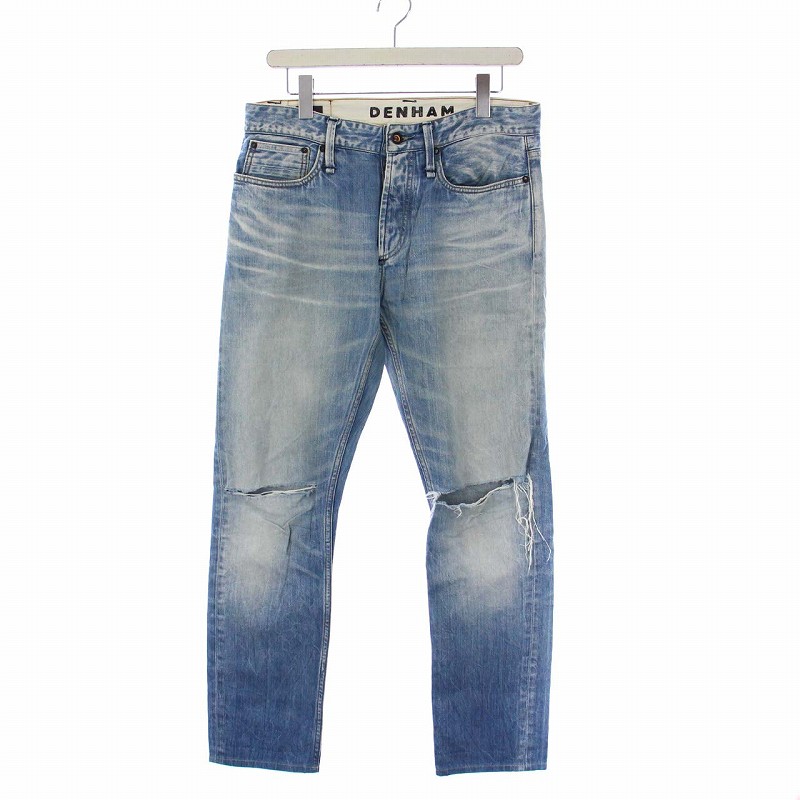 デンハム DENHAM RAZOR SLIM FIT デニムパンツ ジーンズ ダメージ加工 