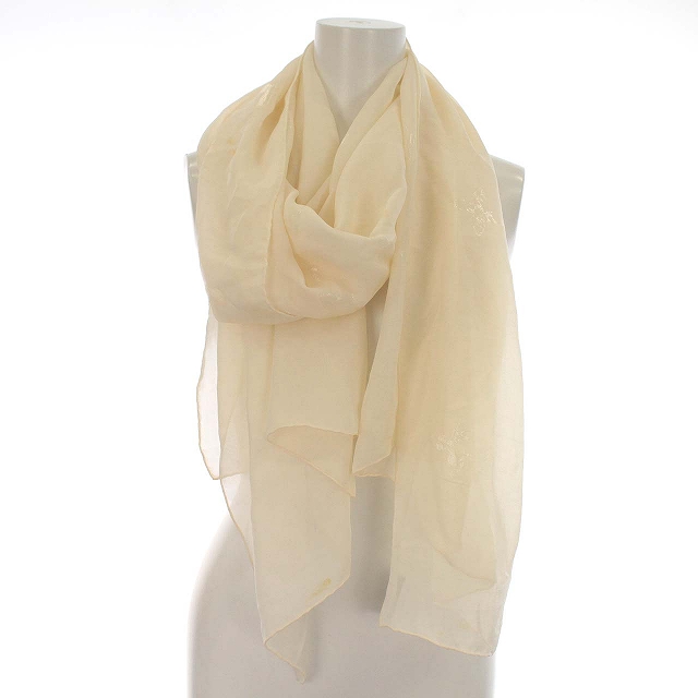 ルイヴィトン LOUIS VUITTON ストール スカーフ モノグラム シアー  