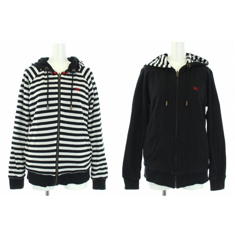 バーバリーブルーレーベル BURBERRY BLUE LABEL リバーシブル パーカー 