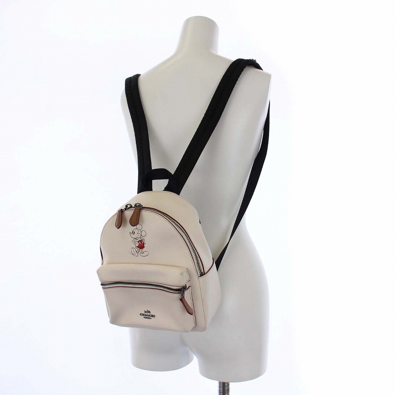 コーチ COACH Disney Mini Charlie Leather Backpack チャーリー 