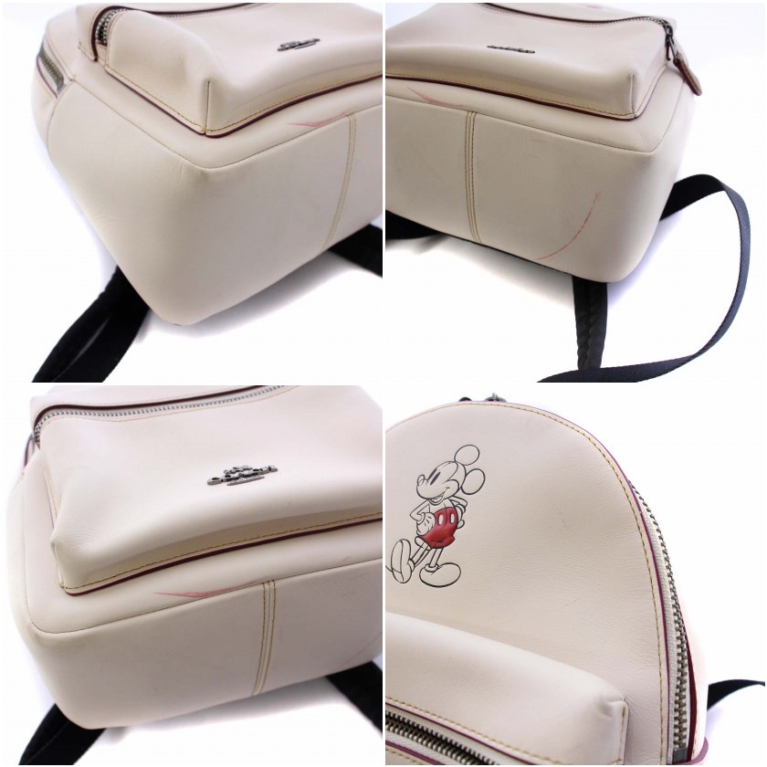 コーチ COACH Disney Mini Charlie Leather Backpack チャーリー 