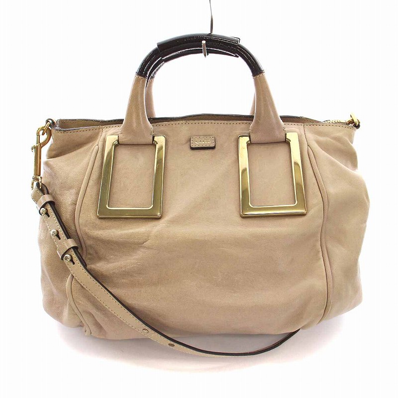 クロエ CHLOE エテル ハンドバッグ ショルダーバッグ 2WAY レザー 
