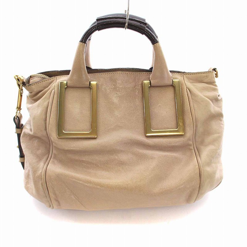 クロエ CHLOE エテル ハンドバッグ ショルダーバッグ 2WAY レザー 