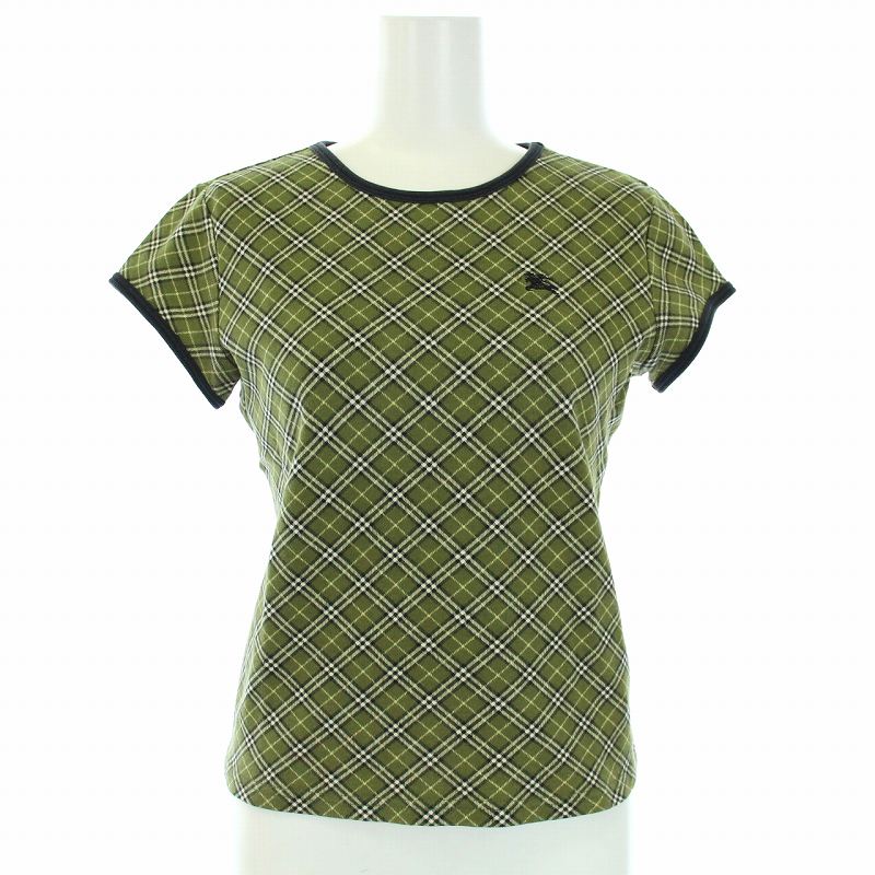 バーバリーブルーレーベル ☆良品☆ チェック柄カットソー トップス