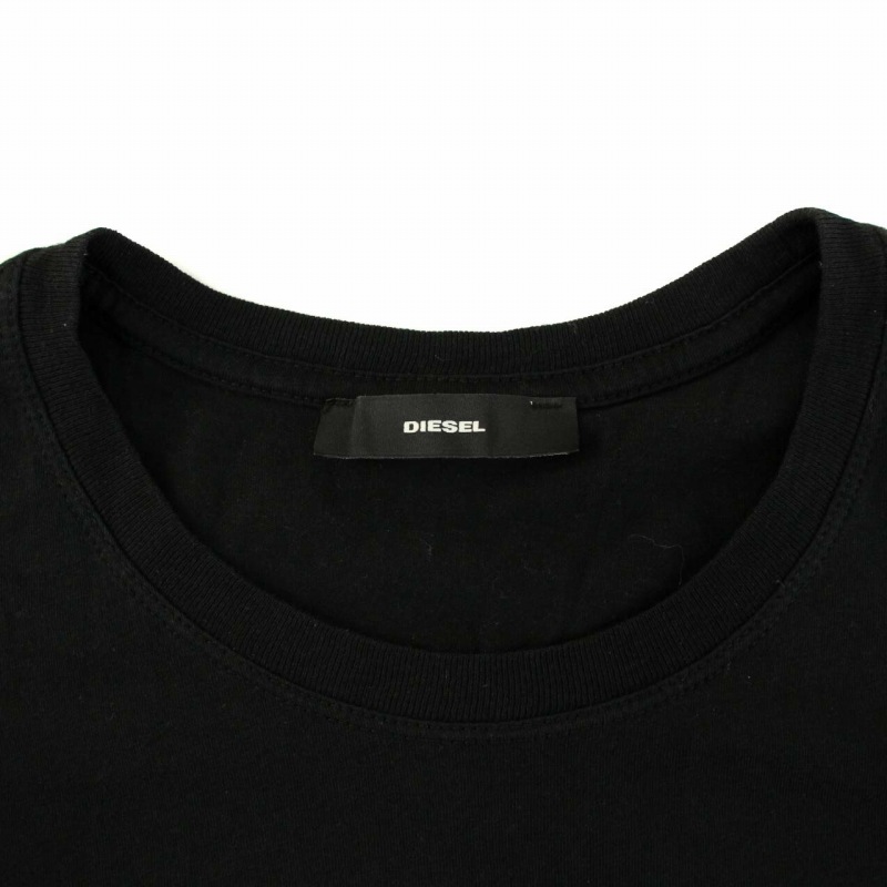 ディーゼル DIESEL Tシャツ カットソー クルーネック 半袖 ロゴ