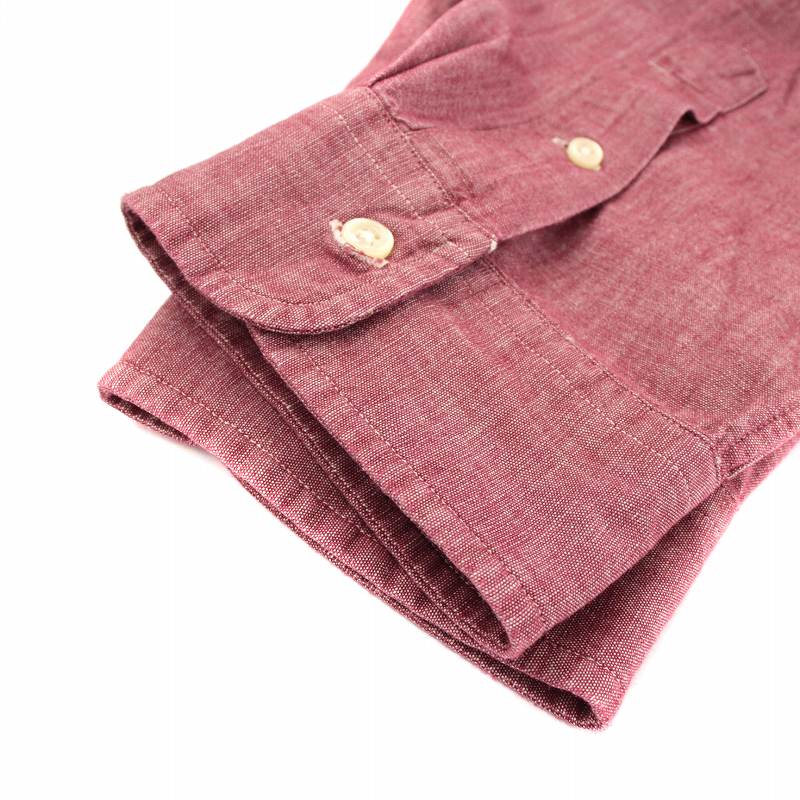 ラルフローレン刺繍ロゴボタンダウンシャツ　赤　XL ビッグサイズ　ポニー ラルフローレン RALPH LAUREN ☆AA☆ シャツ 長袖 薄手 ボタンダウン