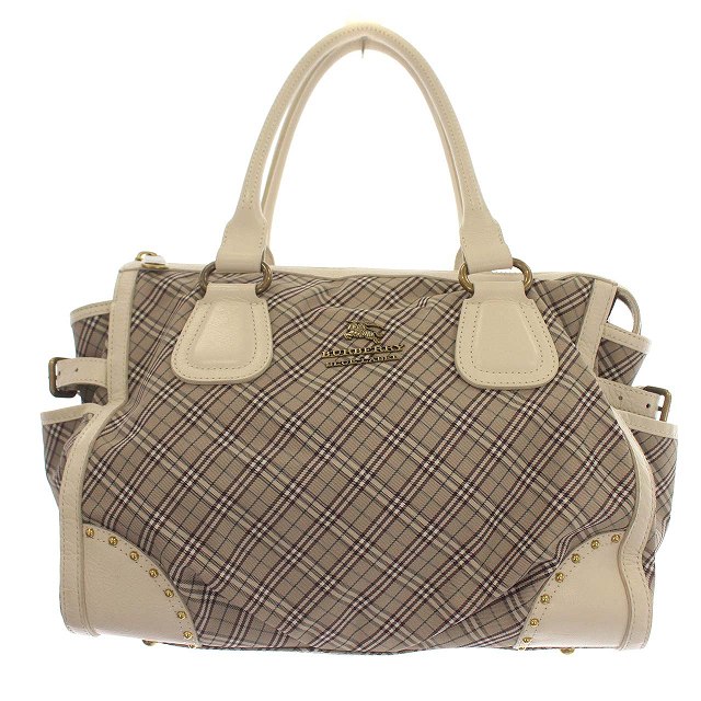 バーバリーブルーレーベル BURBERRY BLUE LABEL ハンドバッグ ボストン  