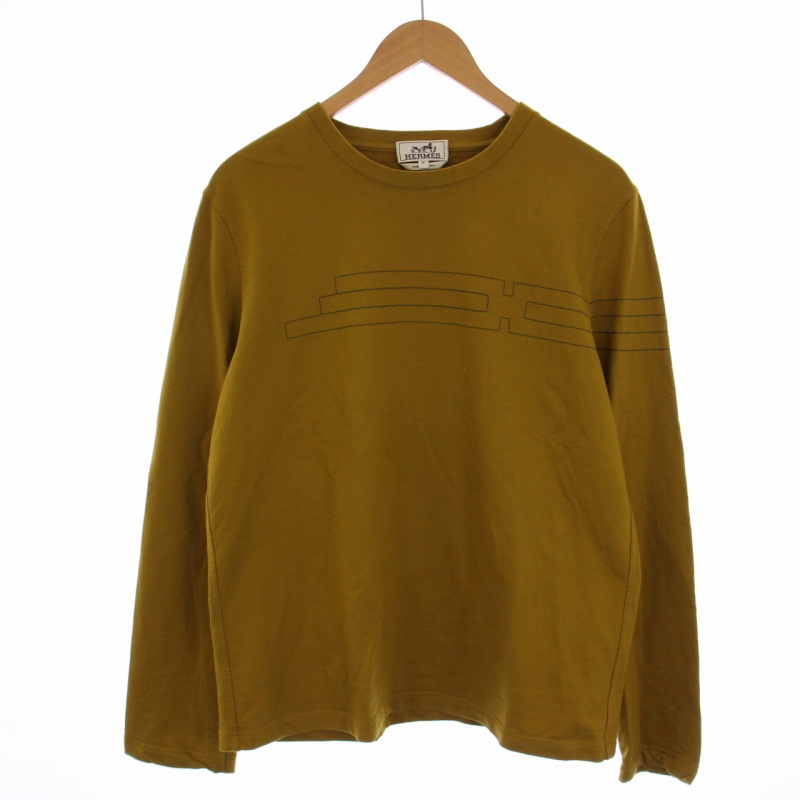 エルメス HERMES Tシャツ カットソー ロンT 長袖 クルーネック 