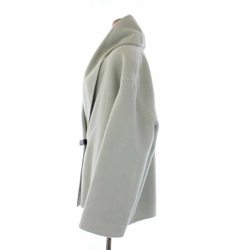 エルメス HERMES カシミヤ ダブルフェイス ショートコート アウター  