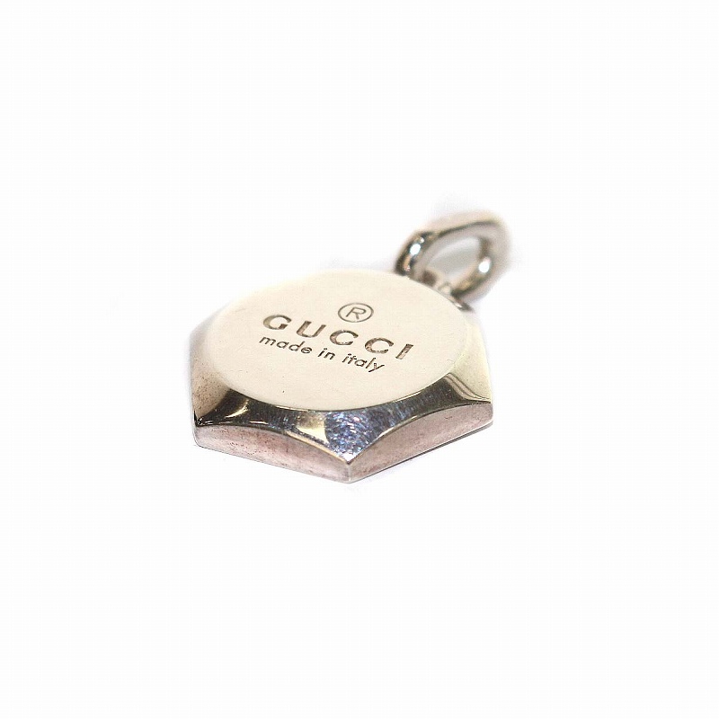 グッチ GUCCI ヘキサゴン ペンダントトップ チャーム シルバー925 /☆K 