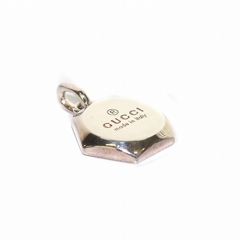 グッチ GUCCI ヘキサゴン ペンダントトップ チャーム シルバー925 /☆K 
