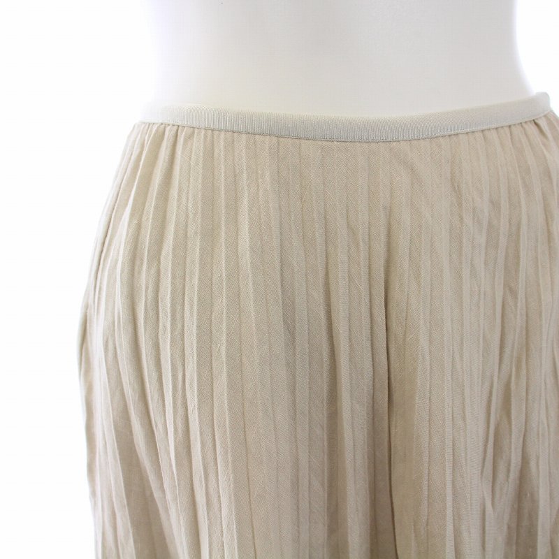 セオリー theory 22SS FRENCH LINEN PLEAT SKT フレンチリネンプリーツ 