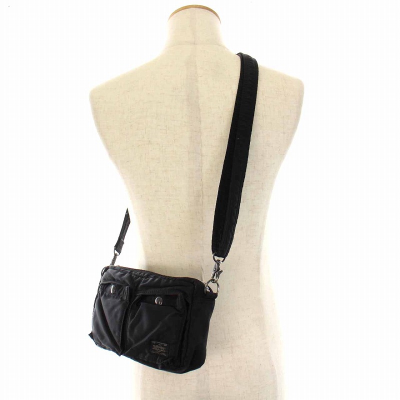 美品　ポーター　Porter タンカー　ショルダーバッグ　ナイロン　ブラック TANKER(タンカー) SHOULDER BAG(L) | 吉田カバンホームページ
