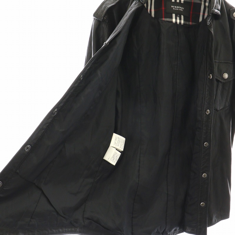 バーバリーブラックレーベル BURBERRY BLACK LABEL レザージャケット