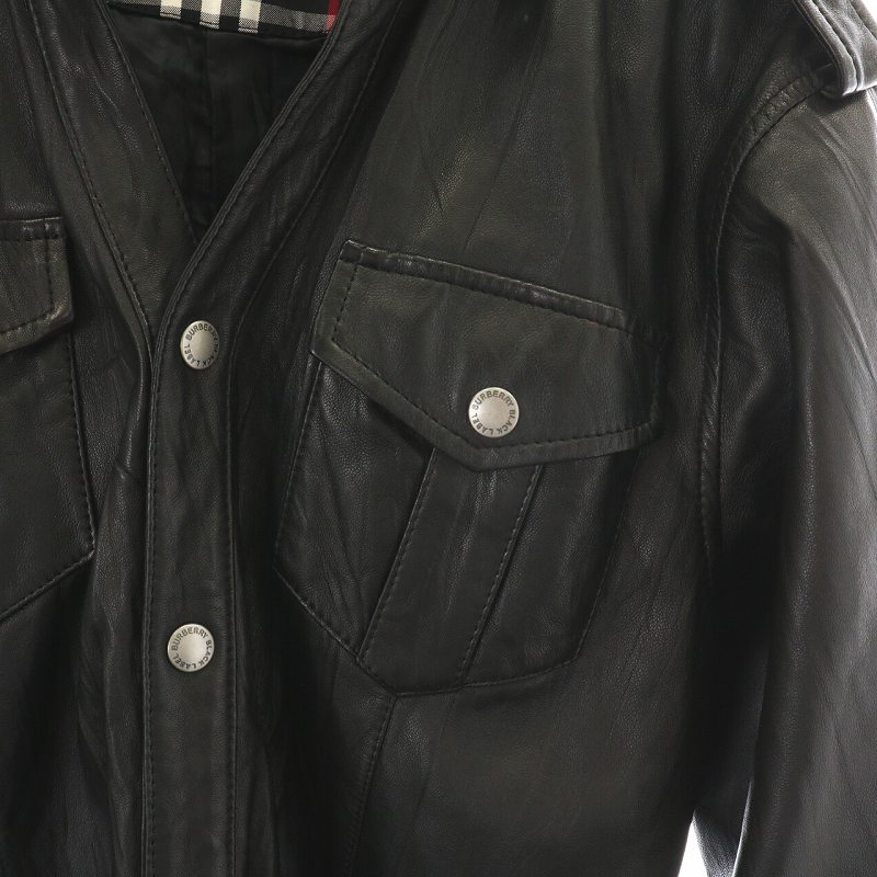 バーバリーブラックレーベル BURBERRY BLACK LABEL レザー