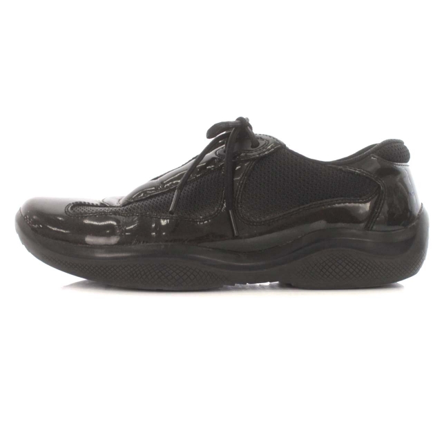 プラダスポーツ PRADA SPORT スニーカー エナメル 切替 ランニング 