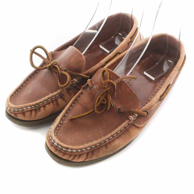 ダナー DANNER デッキシューズ ローファー スリッポン 7.5 25.5cm 茶 