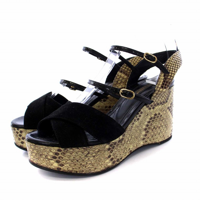 ドルチェ&ガッバーナ ドルガバ DOLCE&GABBANA ウェッジソールサンダル 