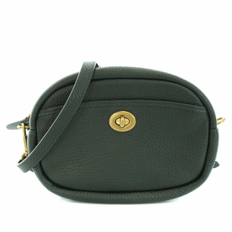 コーチ COACH レザークロスボディカメラバッグウィズファッション 