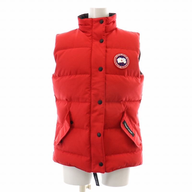 カナダグースCANADA GOOSE 赤 ダウンベスト（CANADA GOOSE(カナダ 