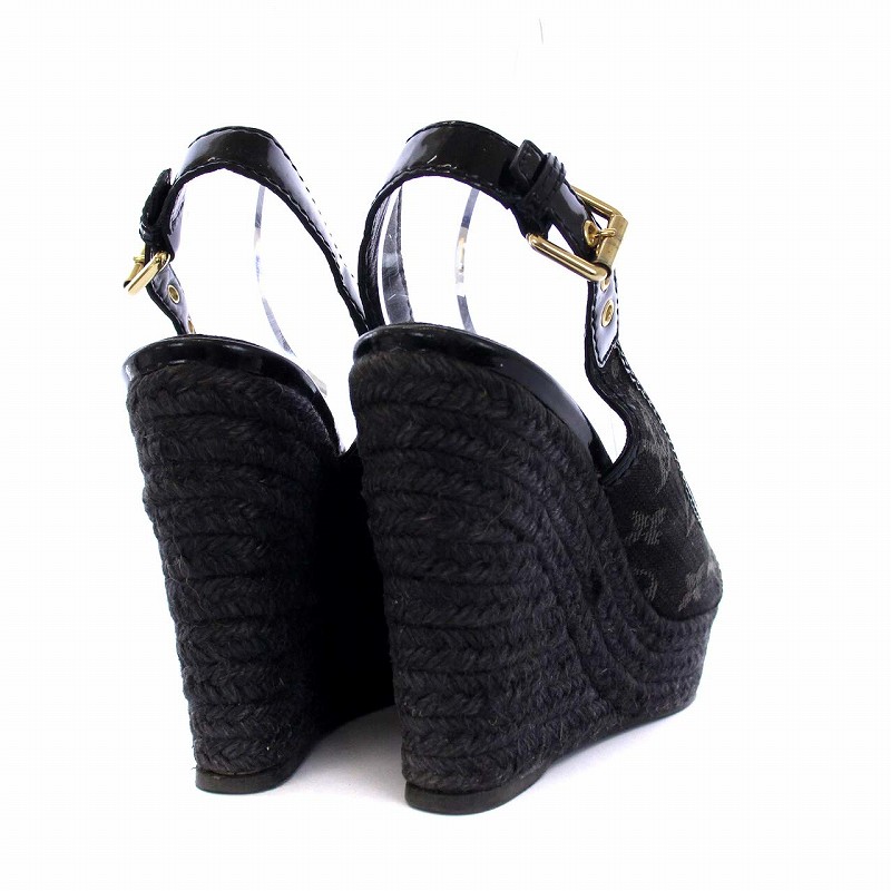ルイヴィトン LOUIS VUITTON ウェッジソールサンダル ハイヒール  