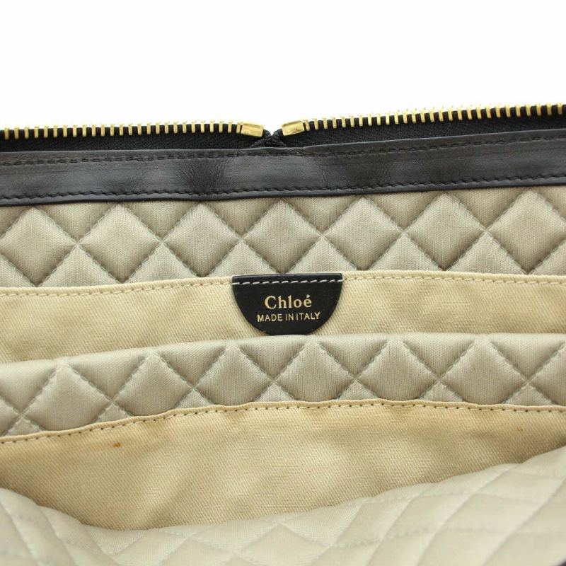 クロエ CHLOE ルーシー LUCY チェーンショルダーバッグ レザー ロゴ  